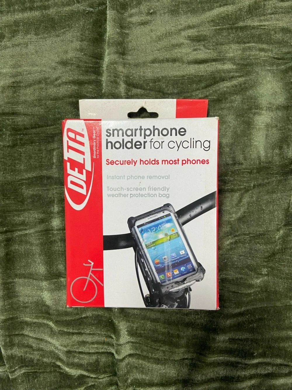 Delta Smartphone Holder for Cycling - Red/White/Black